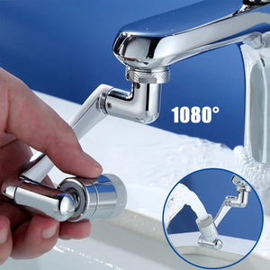 1080° Rotatable Filter Faucet Spray Head Wash Basin Faucet Extender Adapter Anti-Splash Kitchen Tap Extend Bathroom Accessories